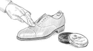 περιποίηση παπουτσιών γυάλισμα
