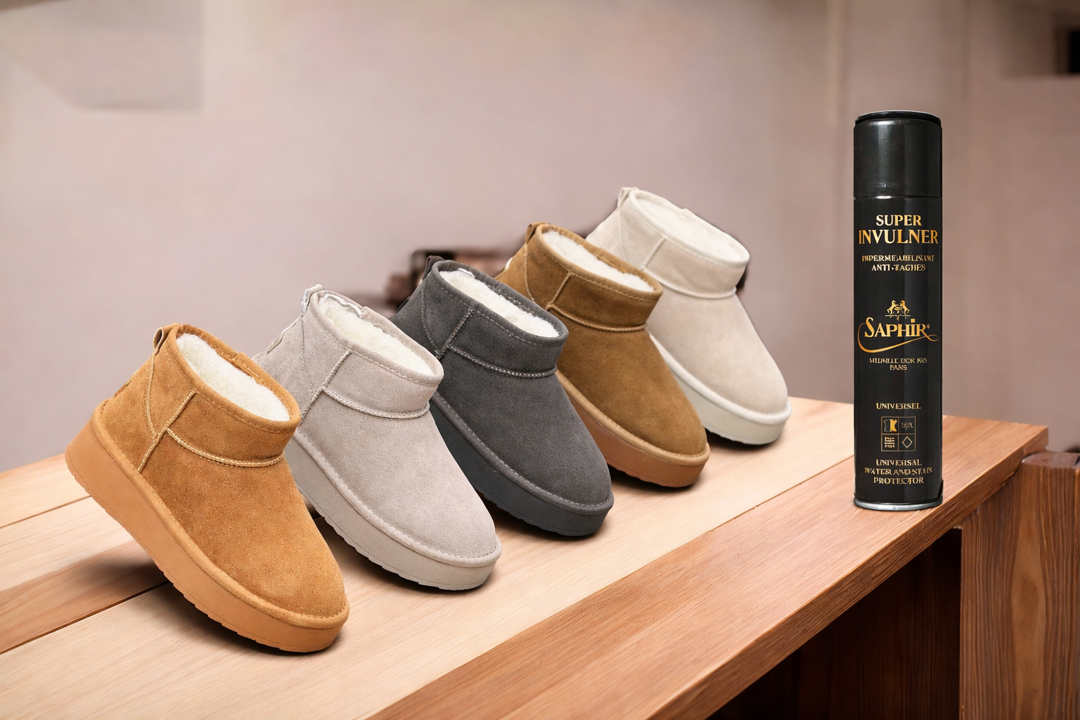 προστασία UGG με Saphir Super Invulner