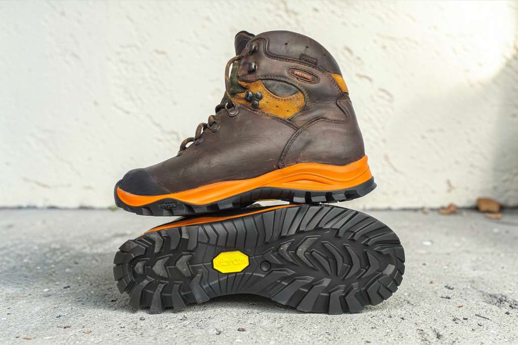 Meindl Softline Top GTX μετά την επισκευή με νέα σόλα Vibram